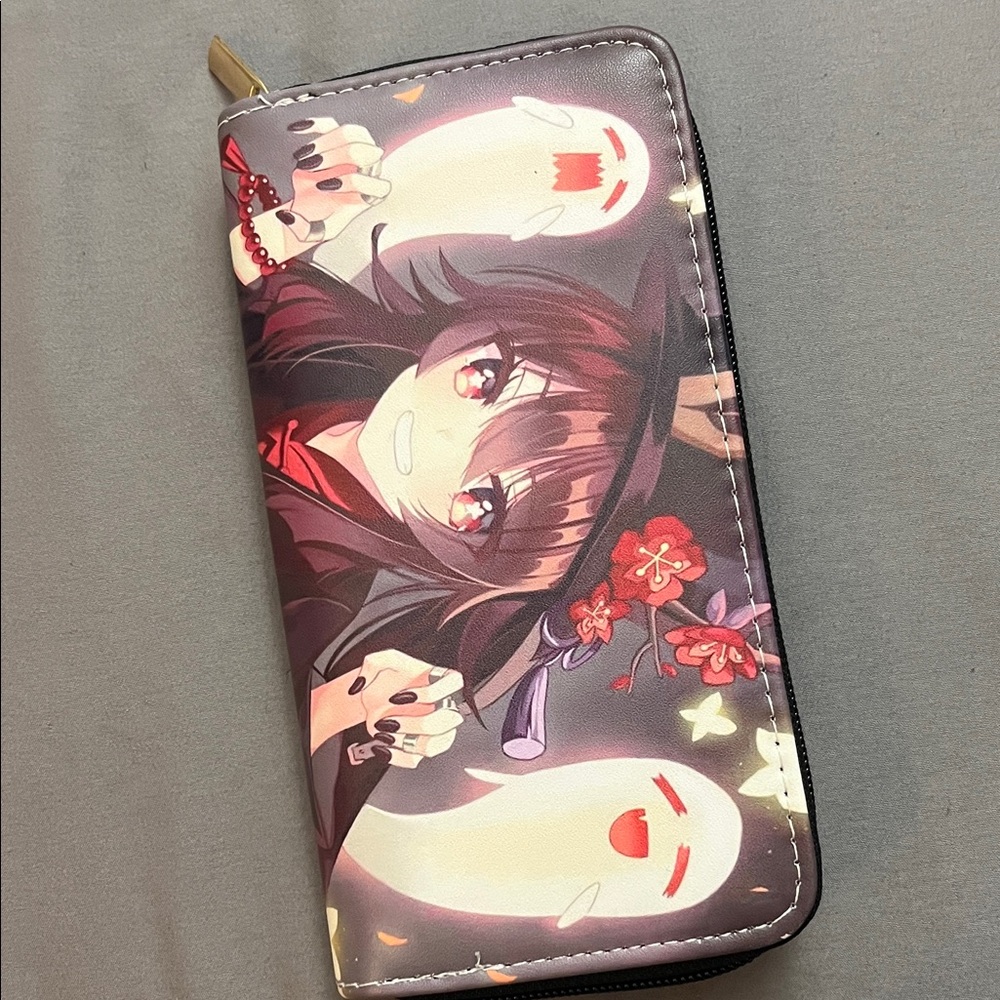 Hu Tao Genshin Impact long video game anime wallet
